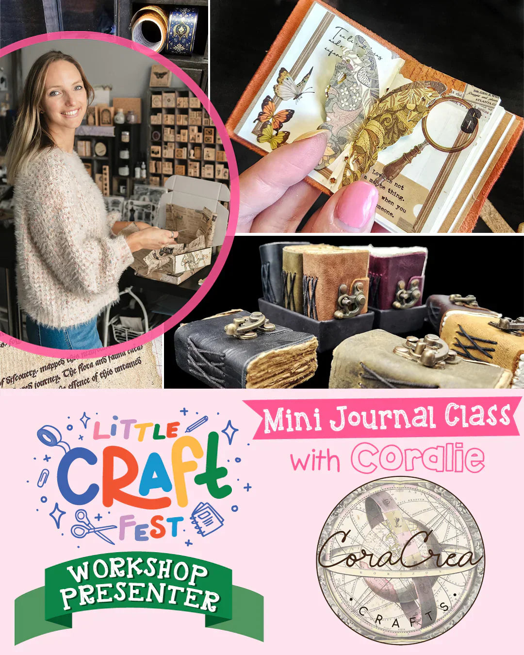 Mini Journal Worshop hosted by Coralie. 25th April - Houston Stationery Fest