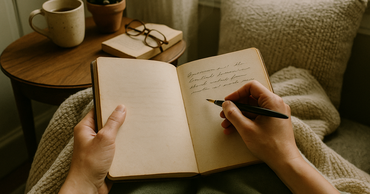 Self-Care Through Crafting: Why Vintage Journaling Is Your Me-Time Ritual