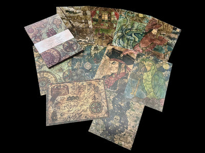 Pirates Vellum Papers & Sticker Set