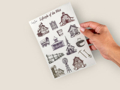 Lifestyle of the West Transfer Stickers