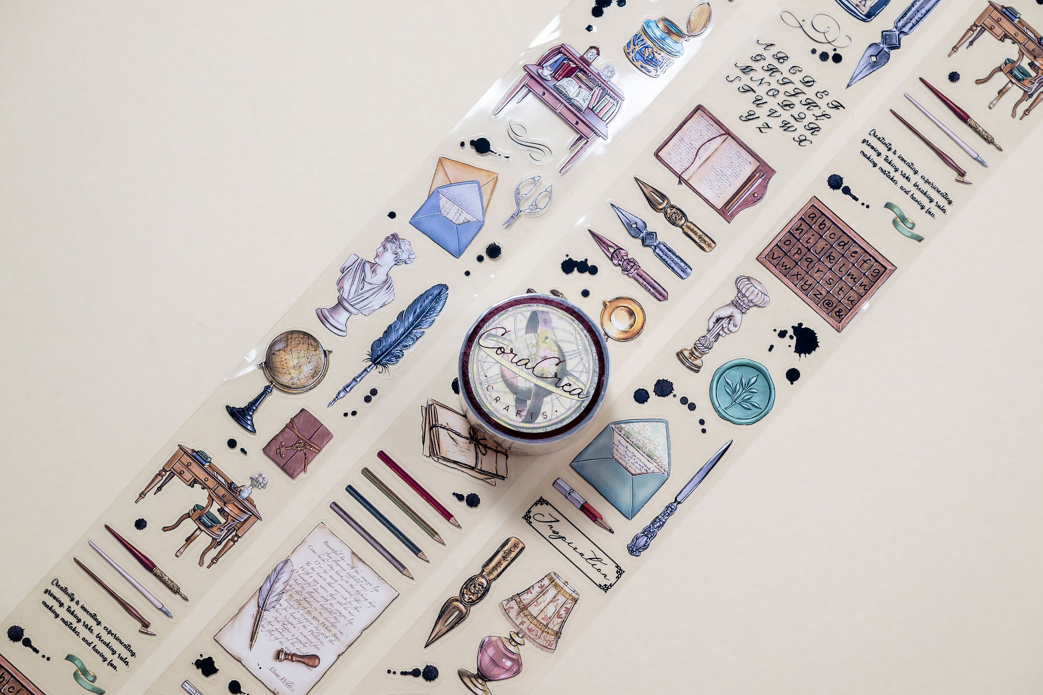 Writing Desk Transparent Tape