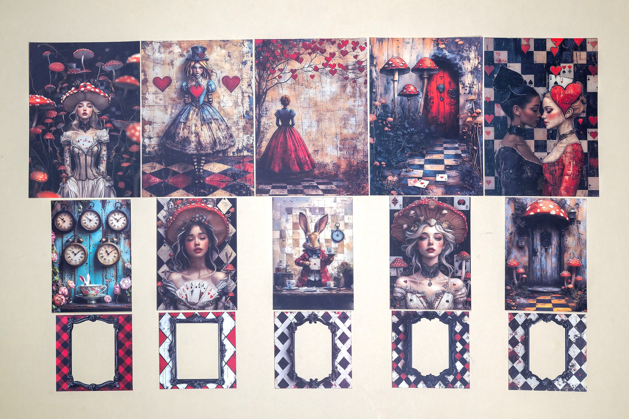 Alice's Shadowland Paper Set