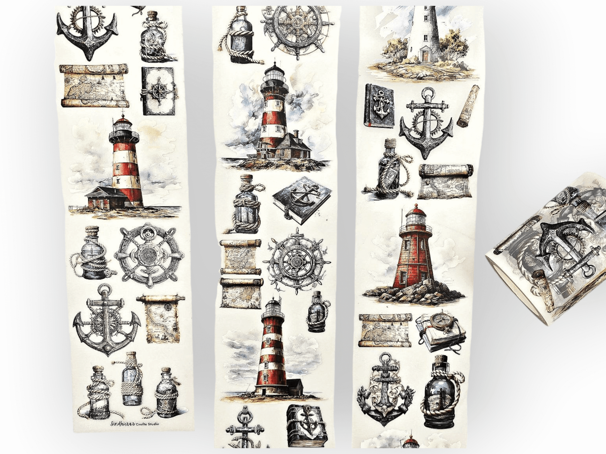 Lighthouse Legends Transparent Tape