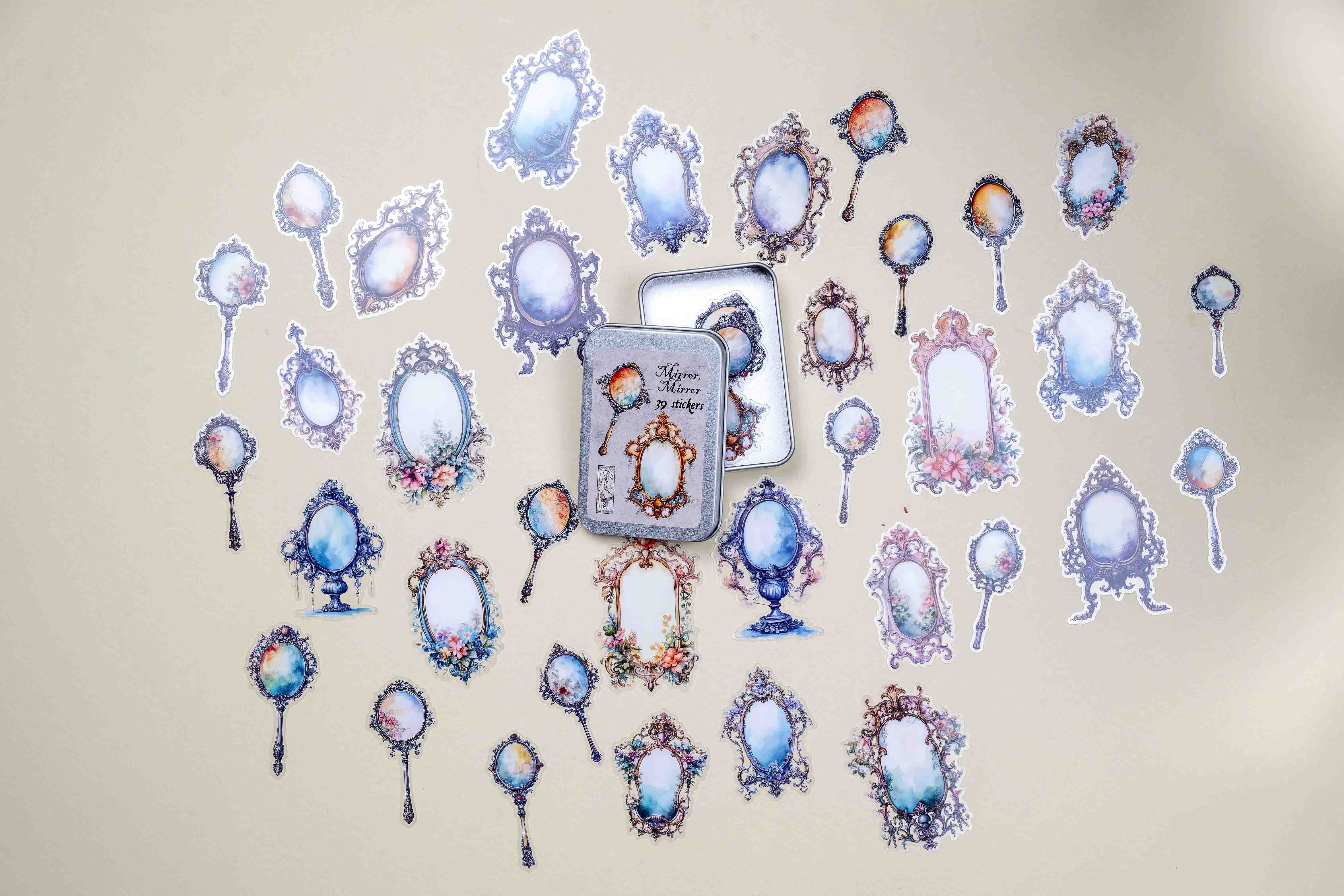 Mirror, Mirror Sticker Tin Box