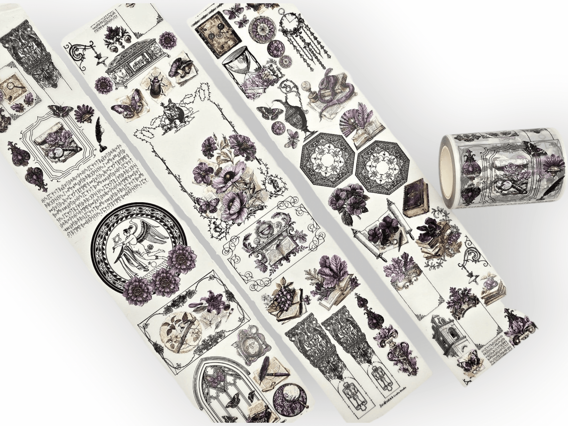 Purple Academia Transparent Tape