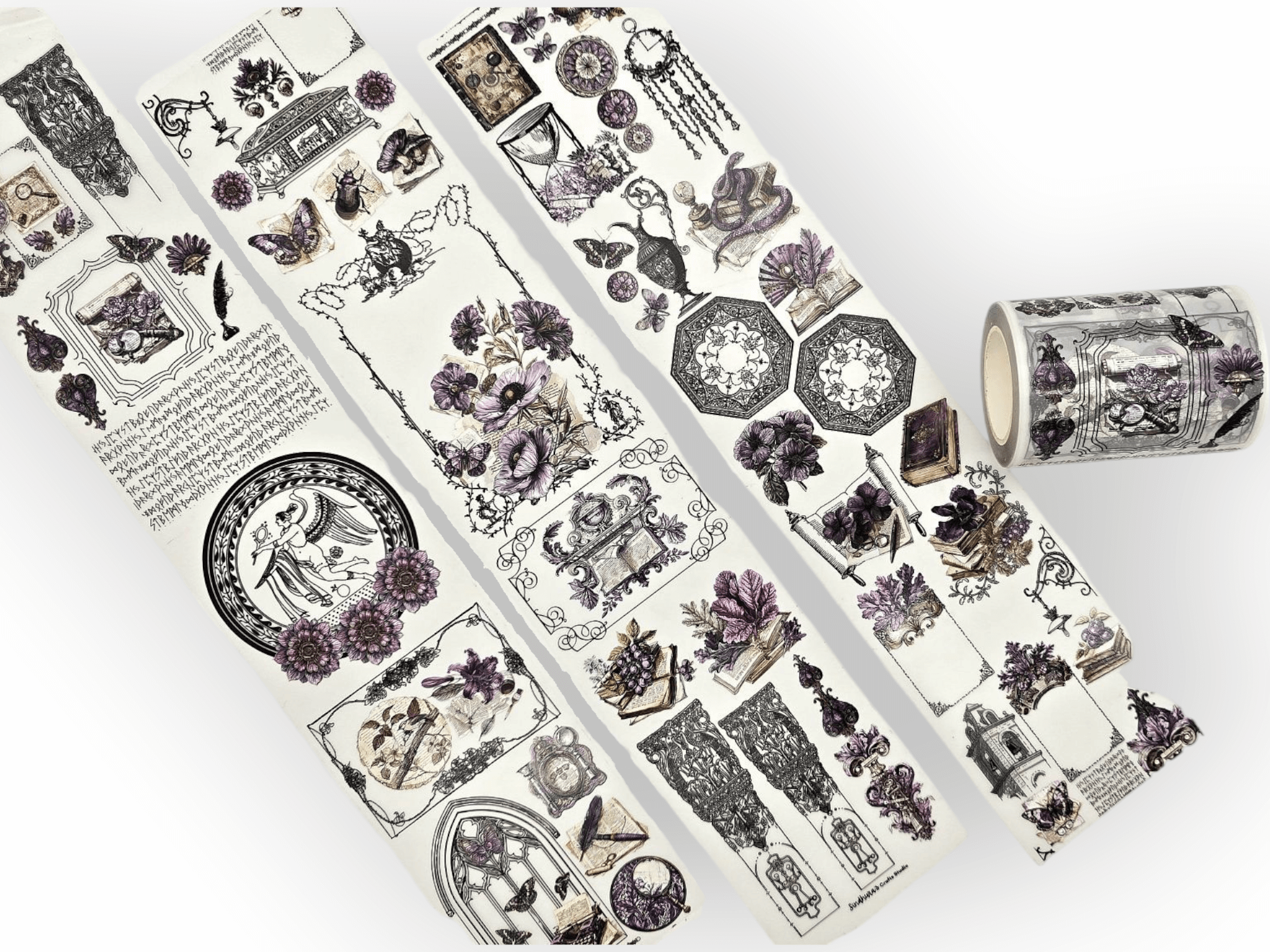 Purple Academia Transparent Tape