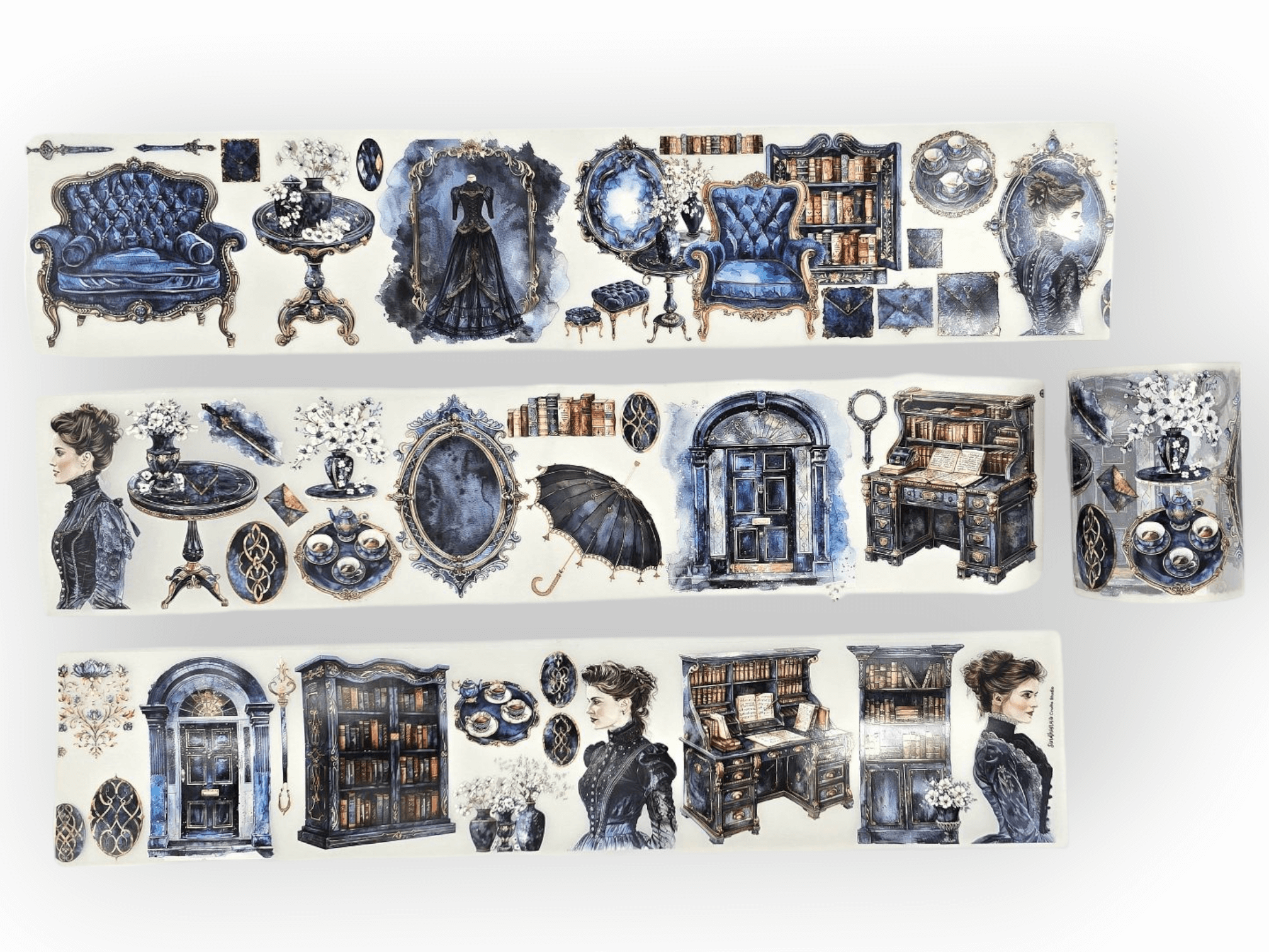 Victorian Elegance Transparent Tape