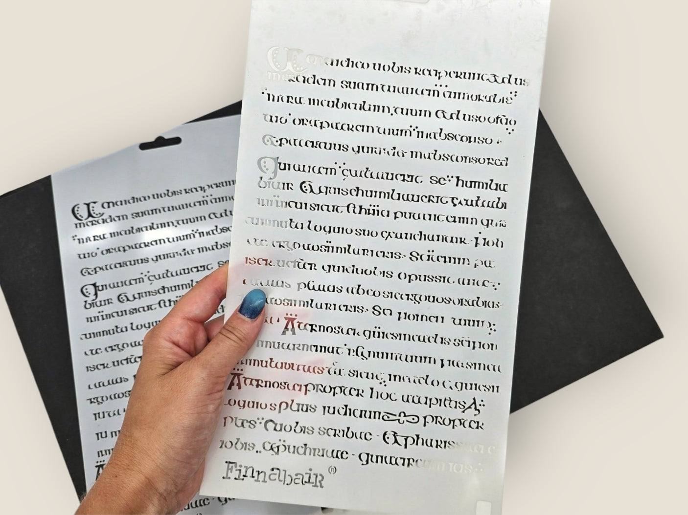 Manuscript Stencil
