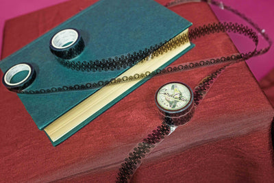 Lace Cutout Transparent Tape Set