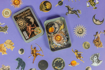 Astro Vintage Sticker Tin Box