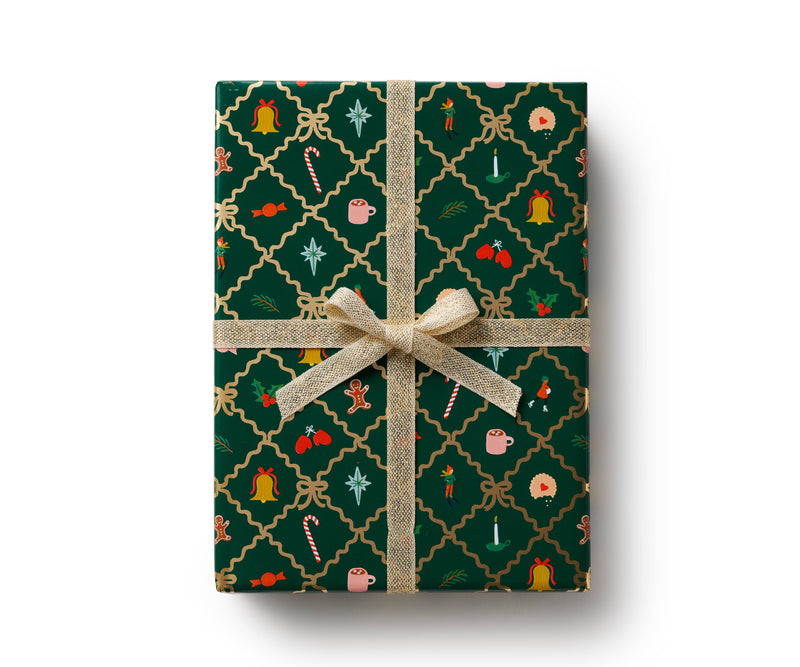 Holiday Argyle Continuous Wrapping Roll - Rifle Paper Co