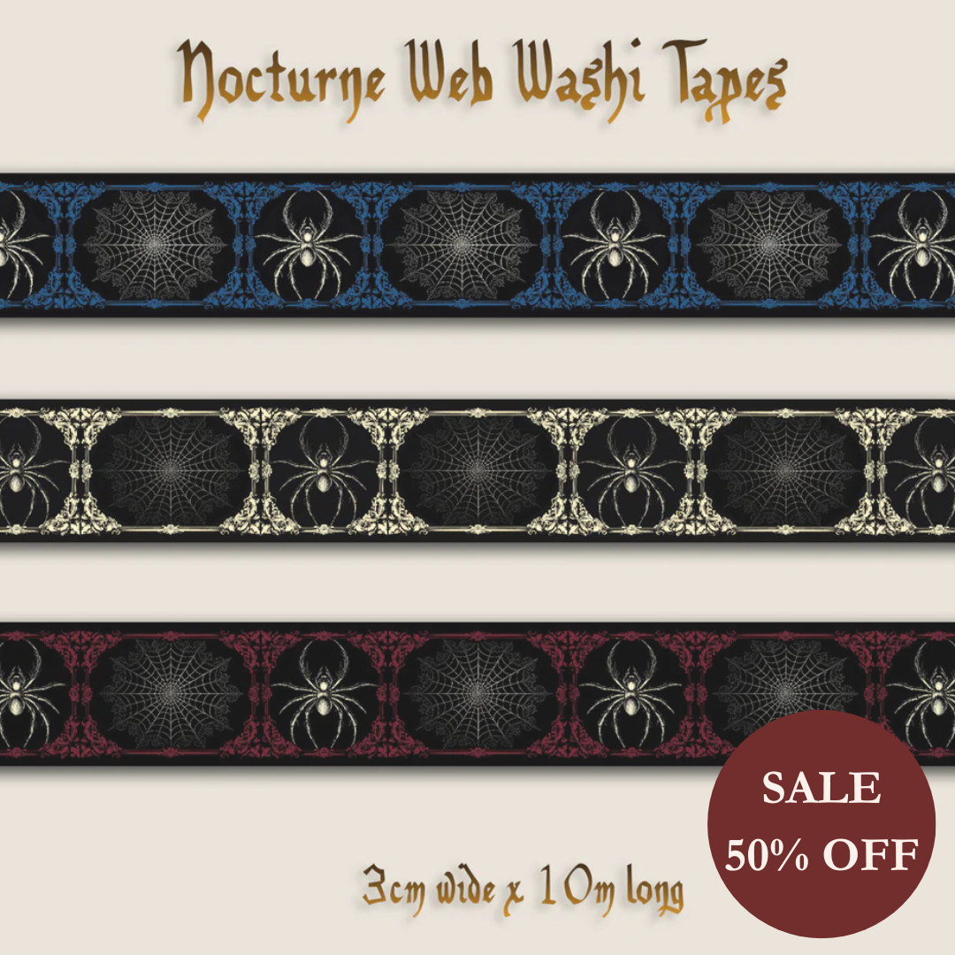 Nocturne Web Washi Tapes