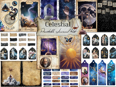 Celestial Digital Journal Kit