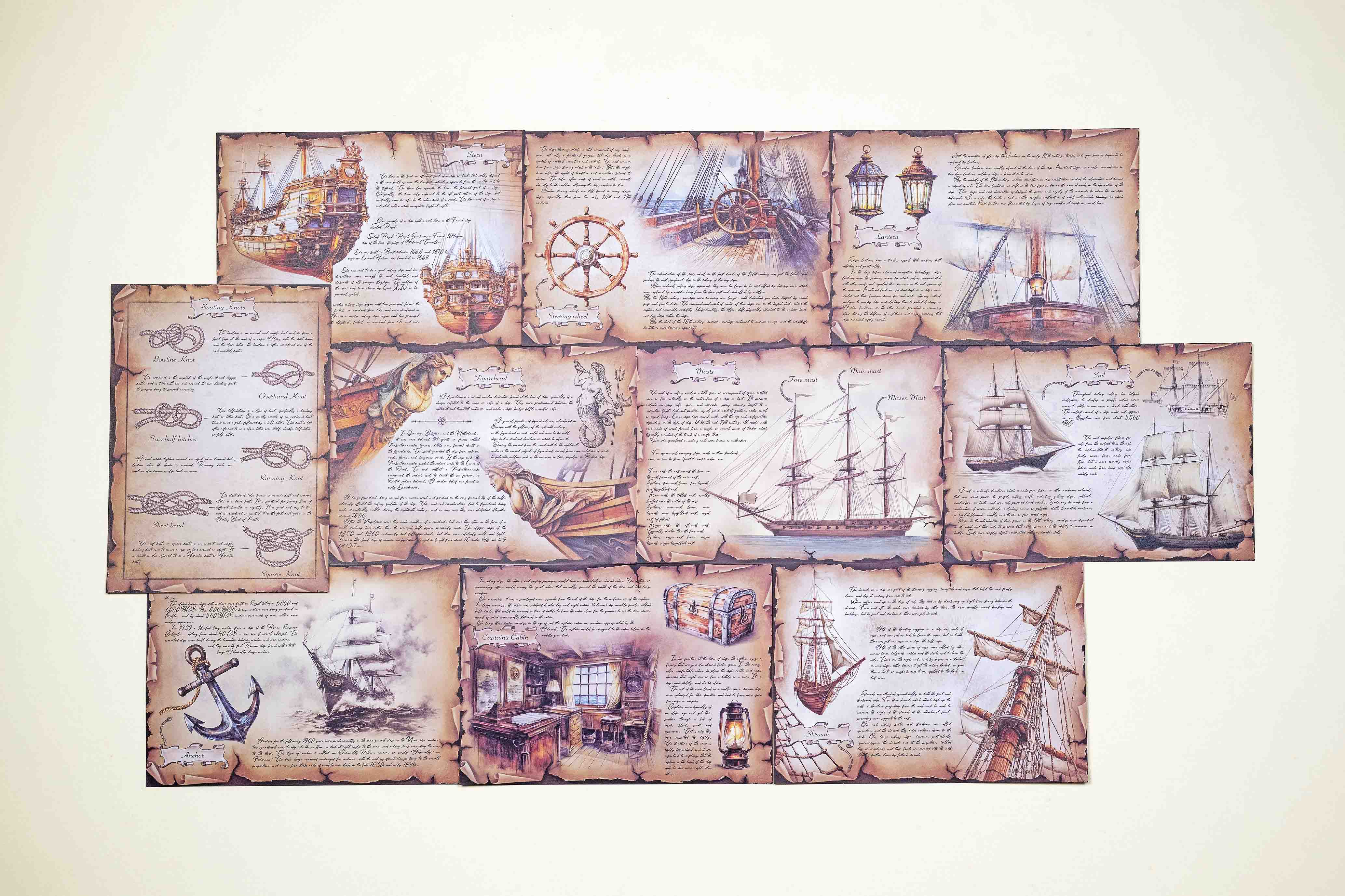 Sailing Ships Paper Set