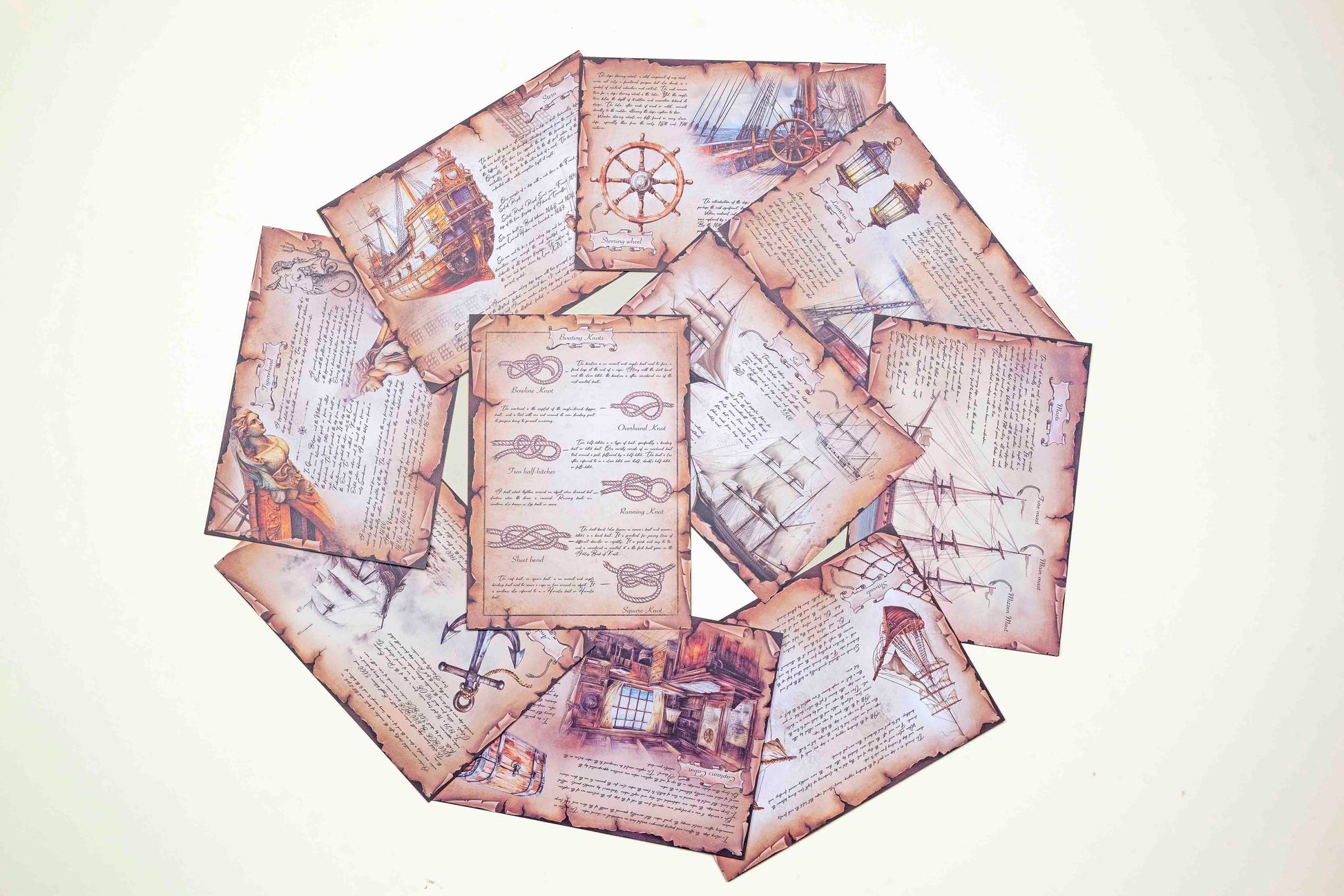 Sailing Ships Paper Set