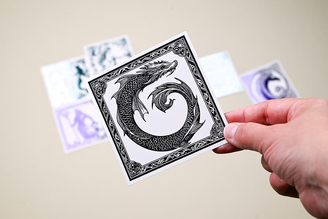 Holographic Under the Sea Cards