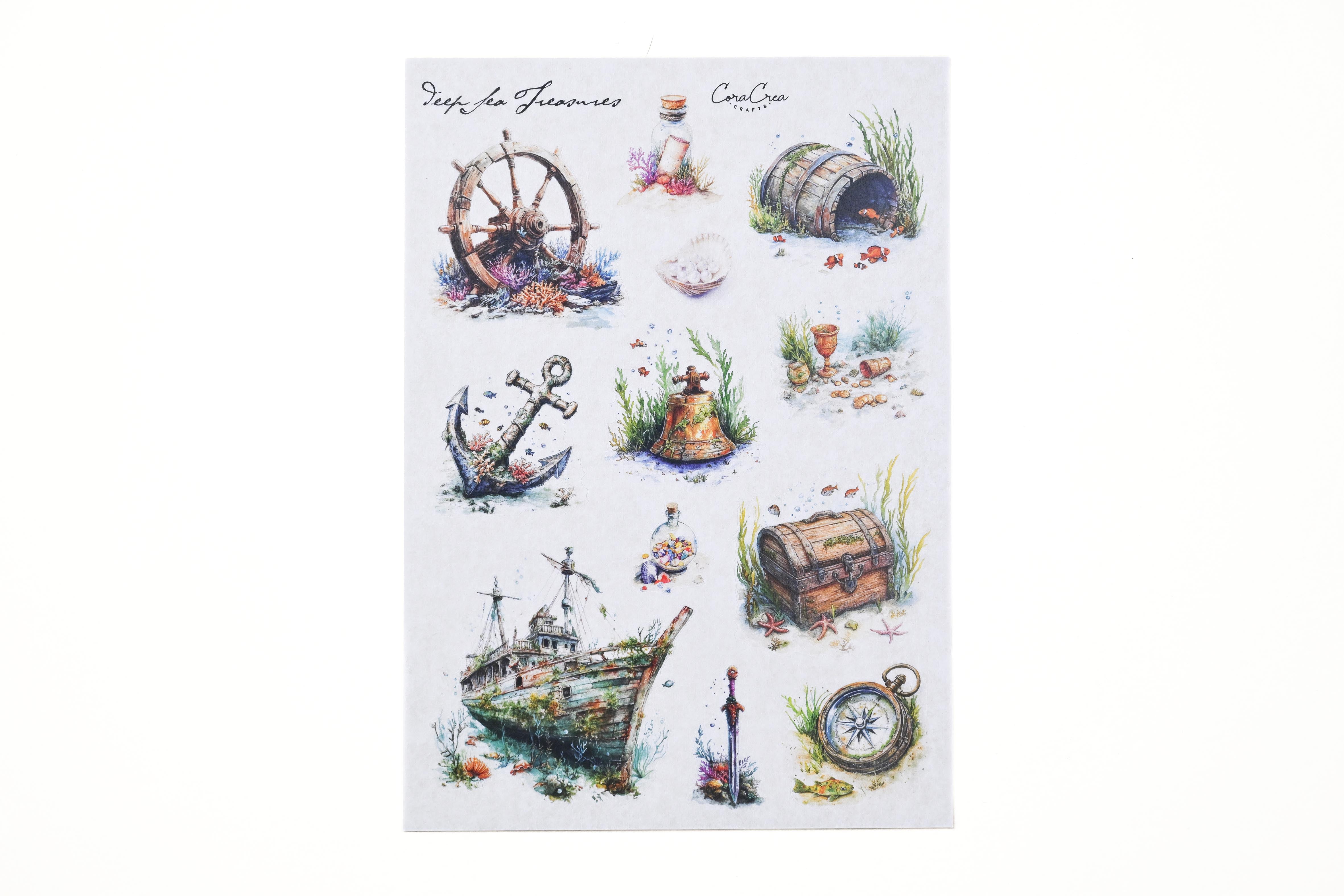 Deep Sea Treasures Sticker Sheet