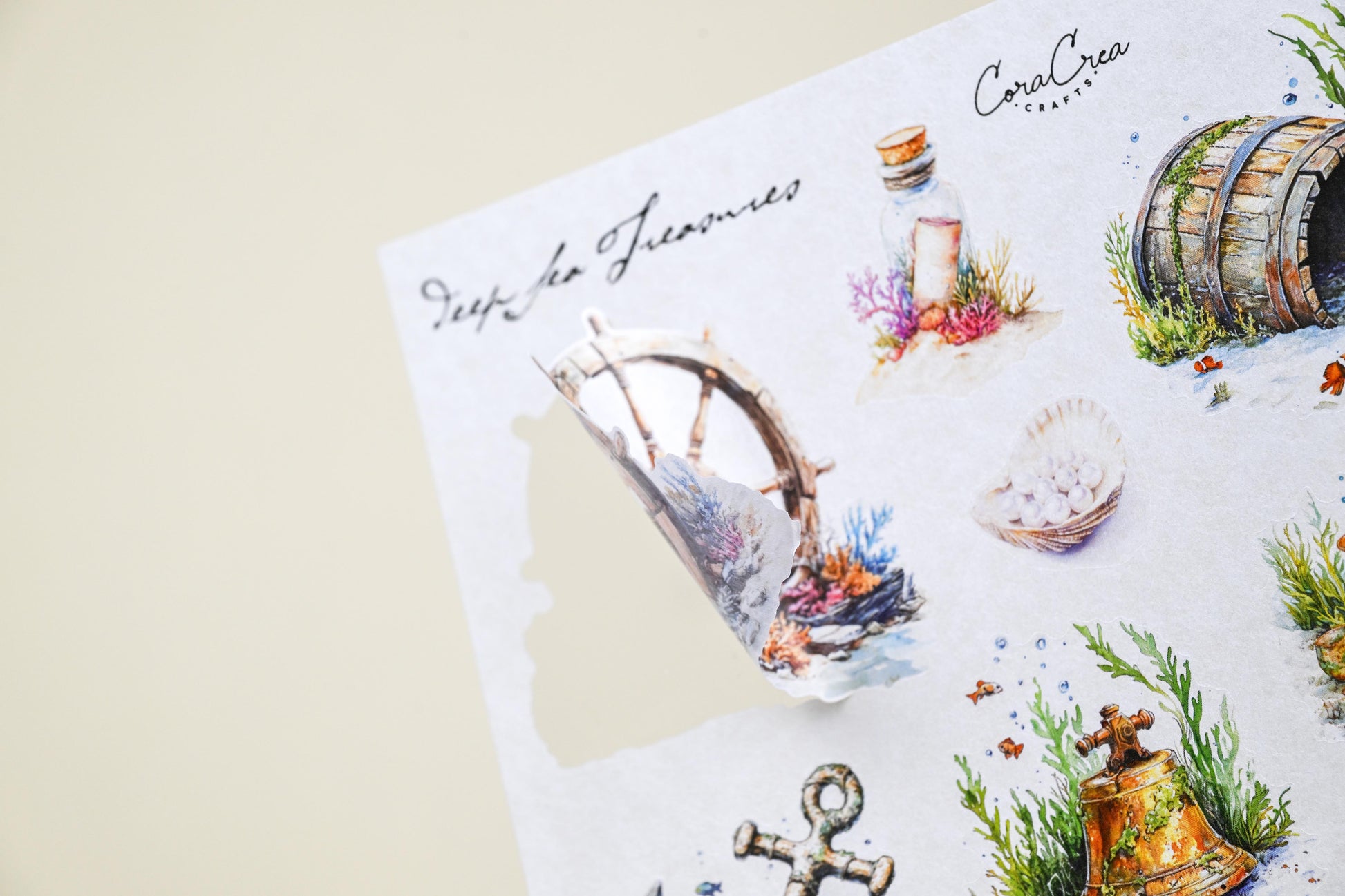 Deep Sea Treasures Sticker Sheet