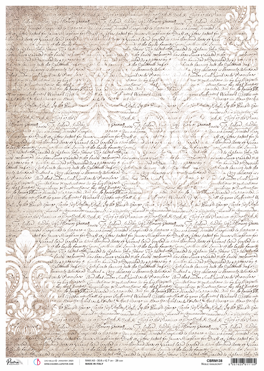 Noble Manuscript Rice Paper