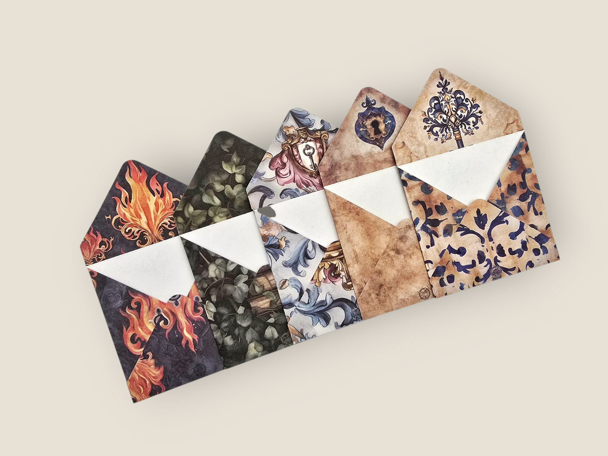 Keys Small Square Envelope Set