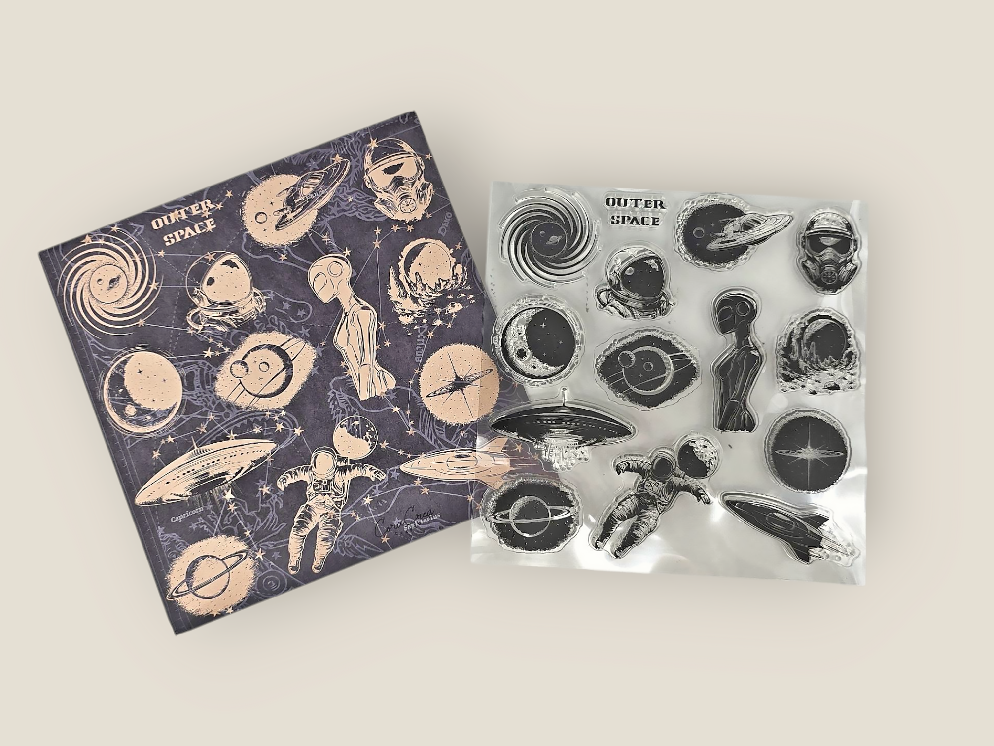 Space Clear Stamps