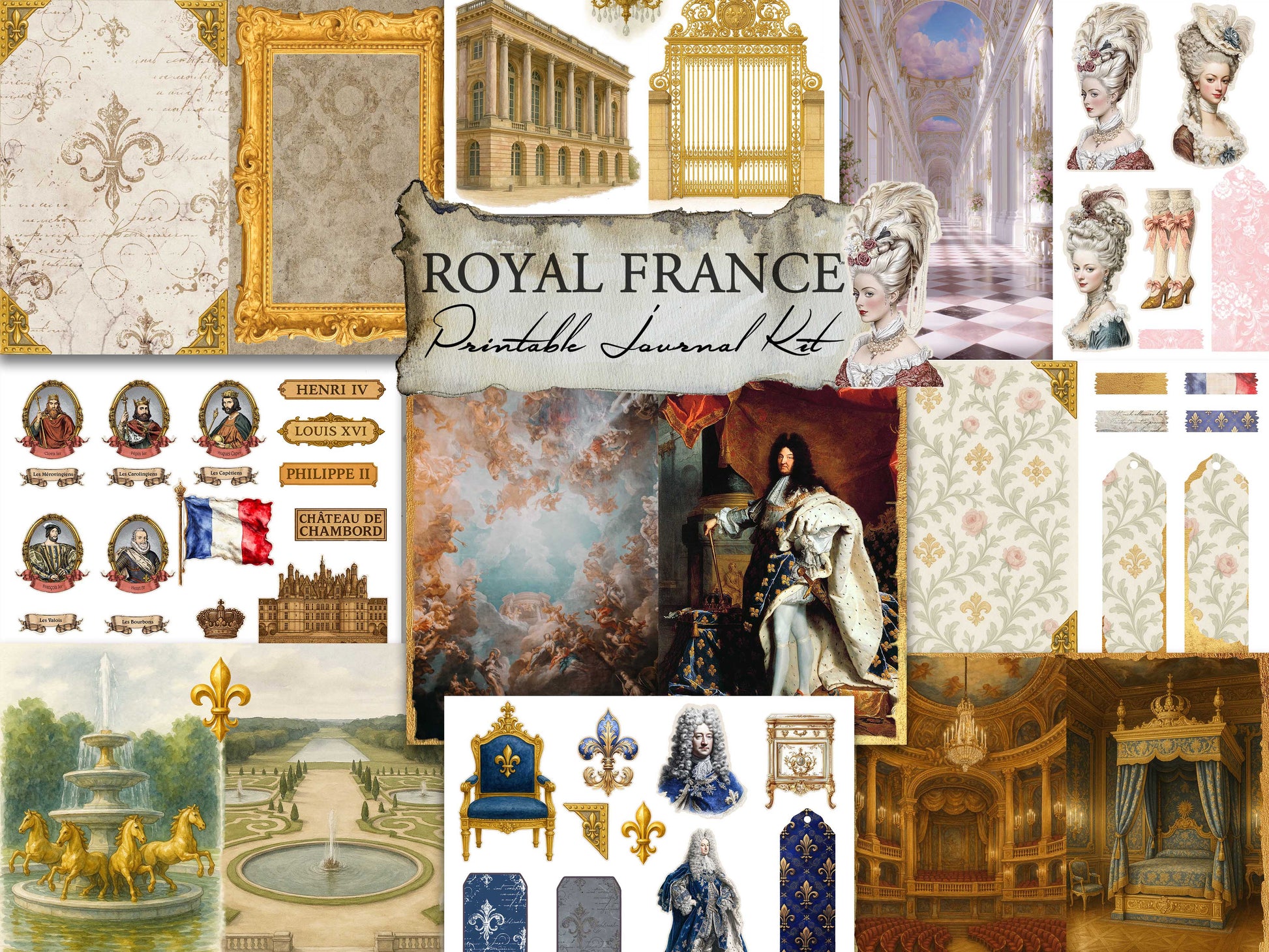 Royal France Digital Journal Kit