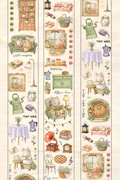 In a Cozy House Transparent Tape