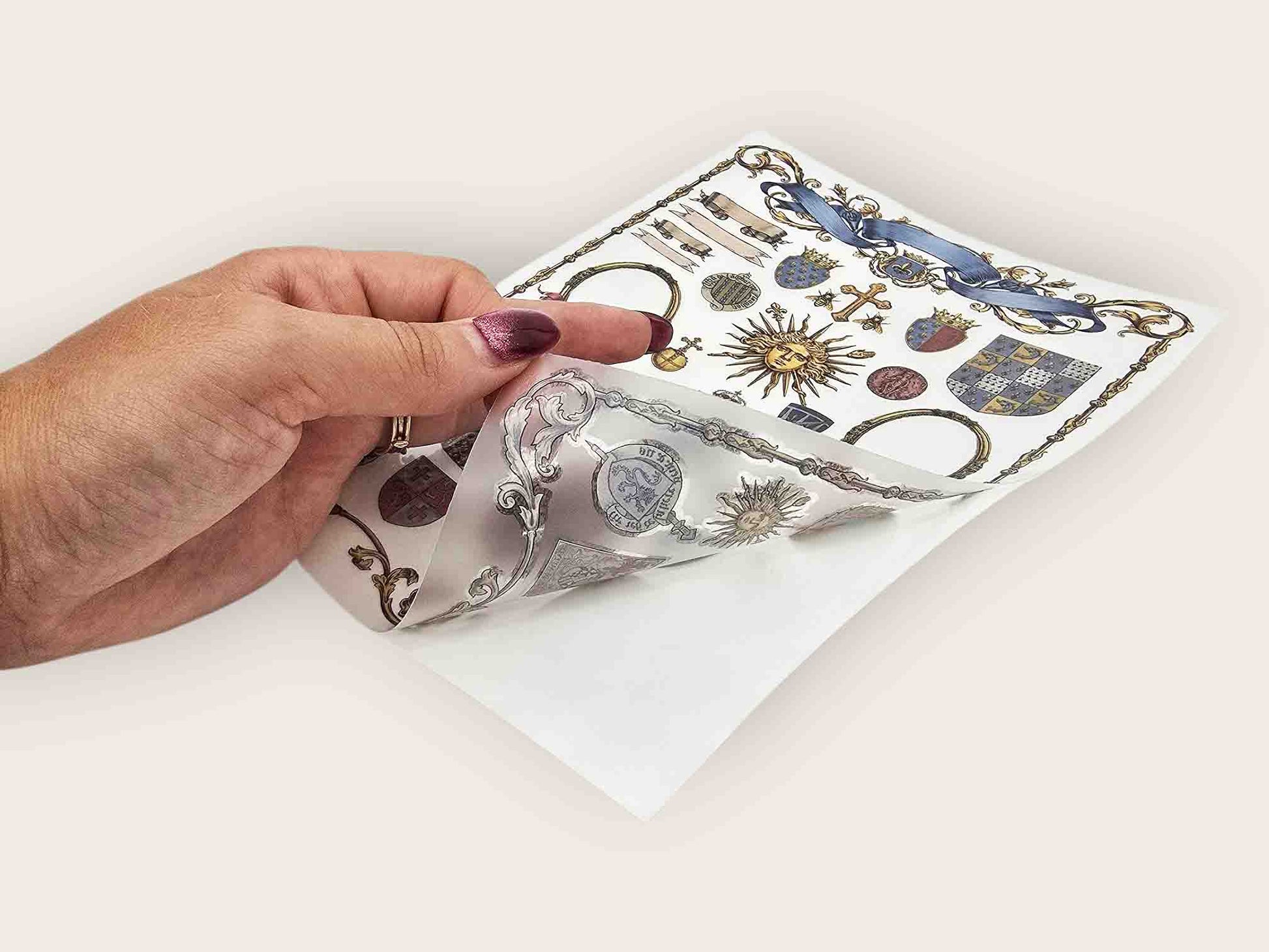 Royal Emblems Transfer Stickers