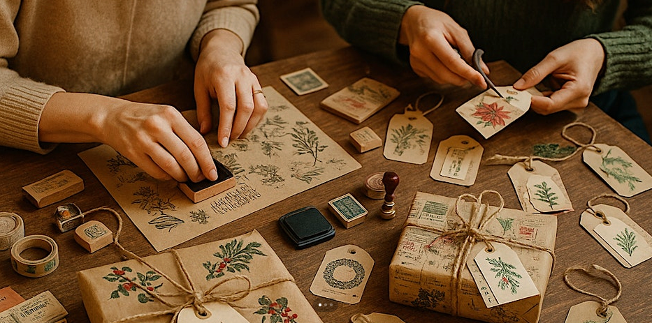 Handmade Holiday Gift Tags & Creative Wrapping