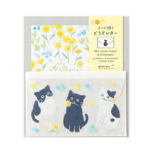 Mini Letter Paper & Envelopes with Stickers