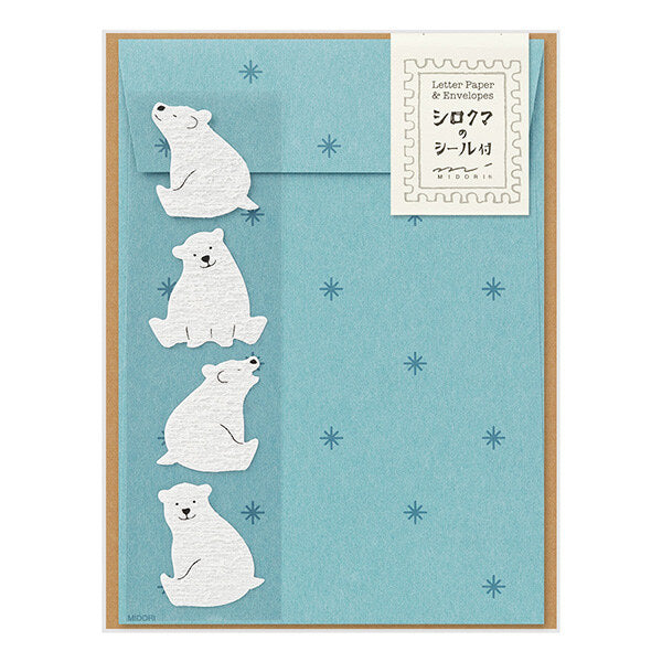 Polar Bear Letter Set with Stickers