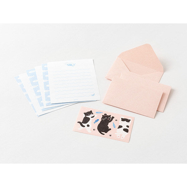 Hungry Cat Mini Letter Set with Stickers