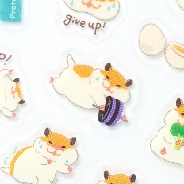 Exercising Hamster Planner Stickers