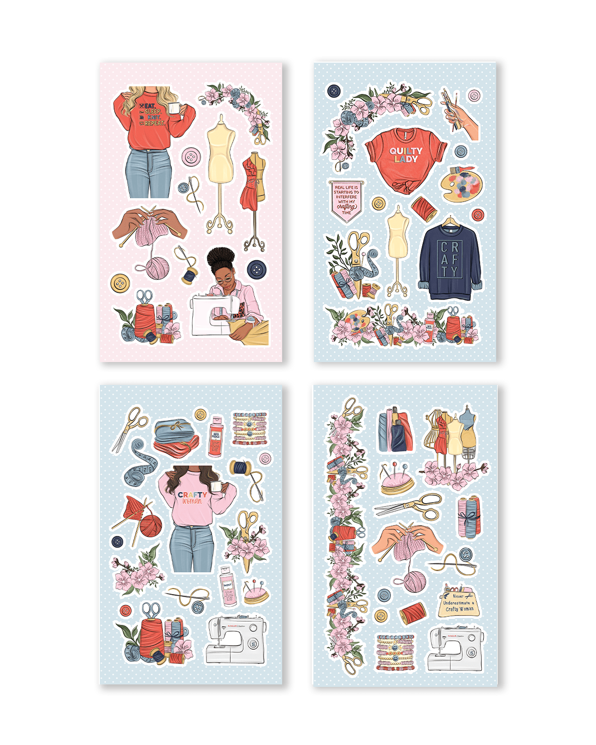 Let's Get Crafty Sticker Book