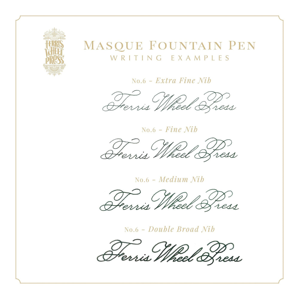 The Masque Pen & Ink Set - Teal