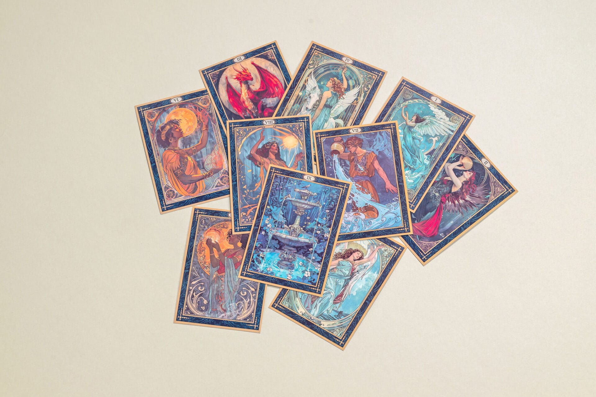 4 Elements Tarot-like Cards