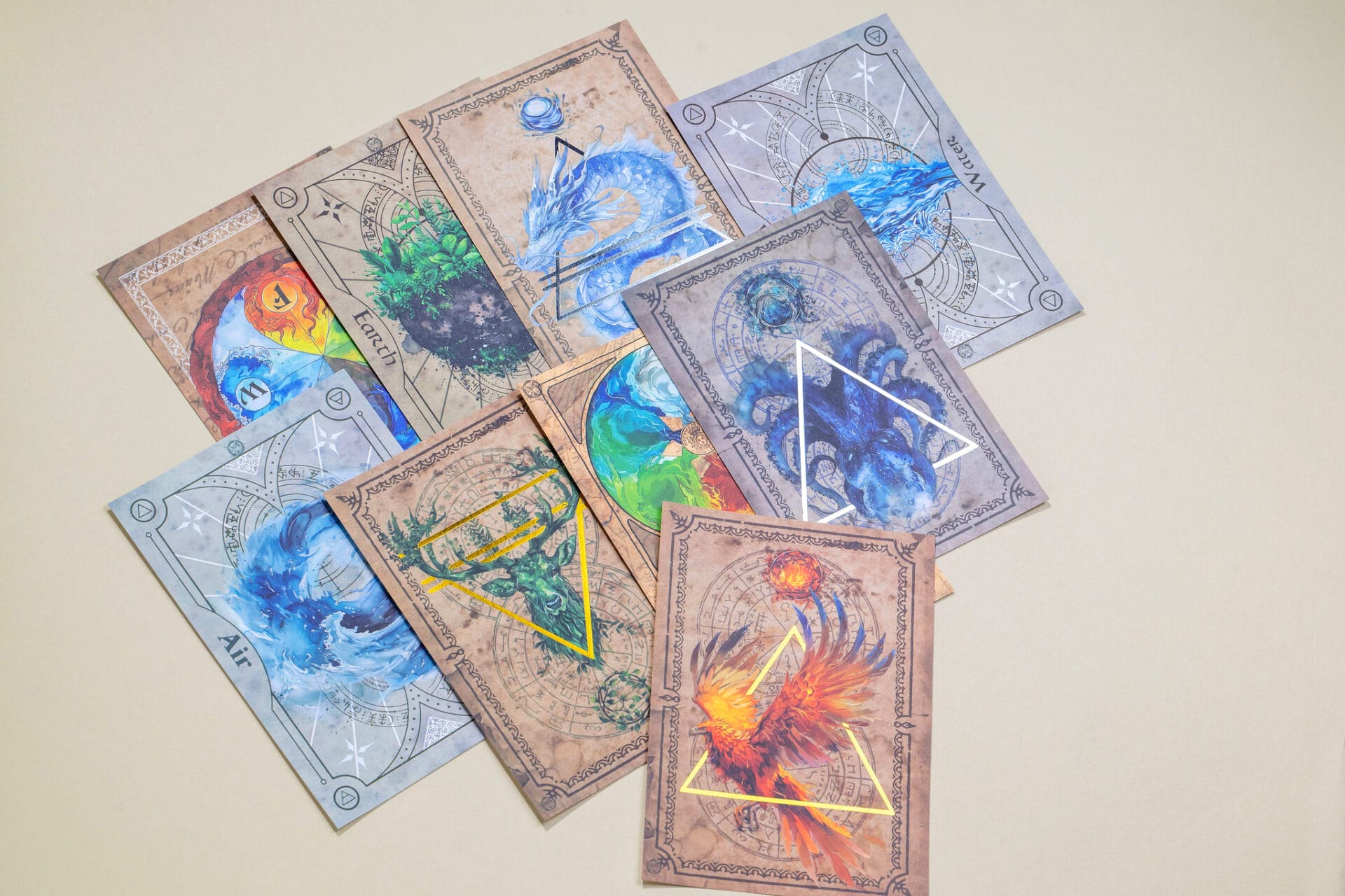 4 Elements Paper Set