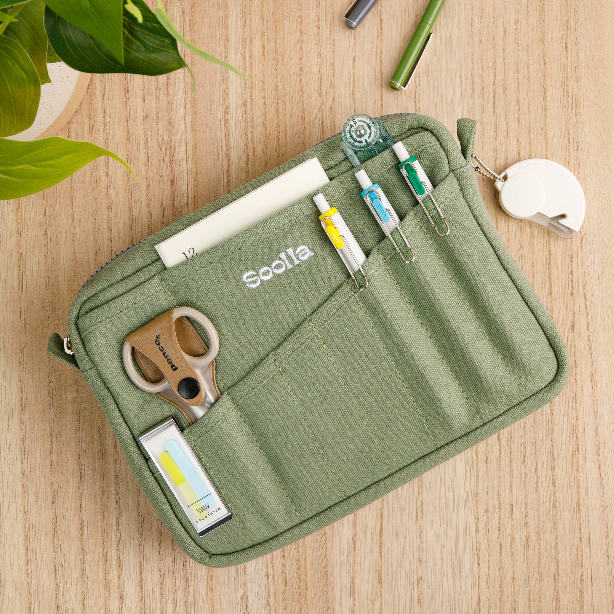 Soolla® Studio Pouch, Cinnamon (Stationery Pouch)
