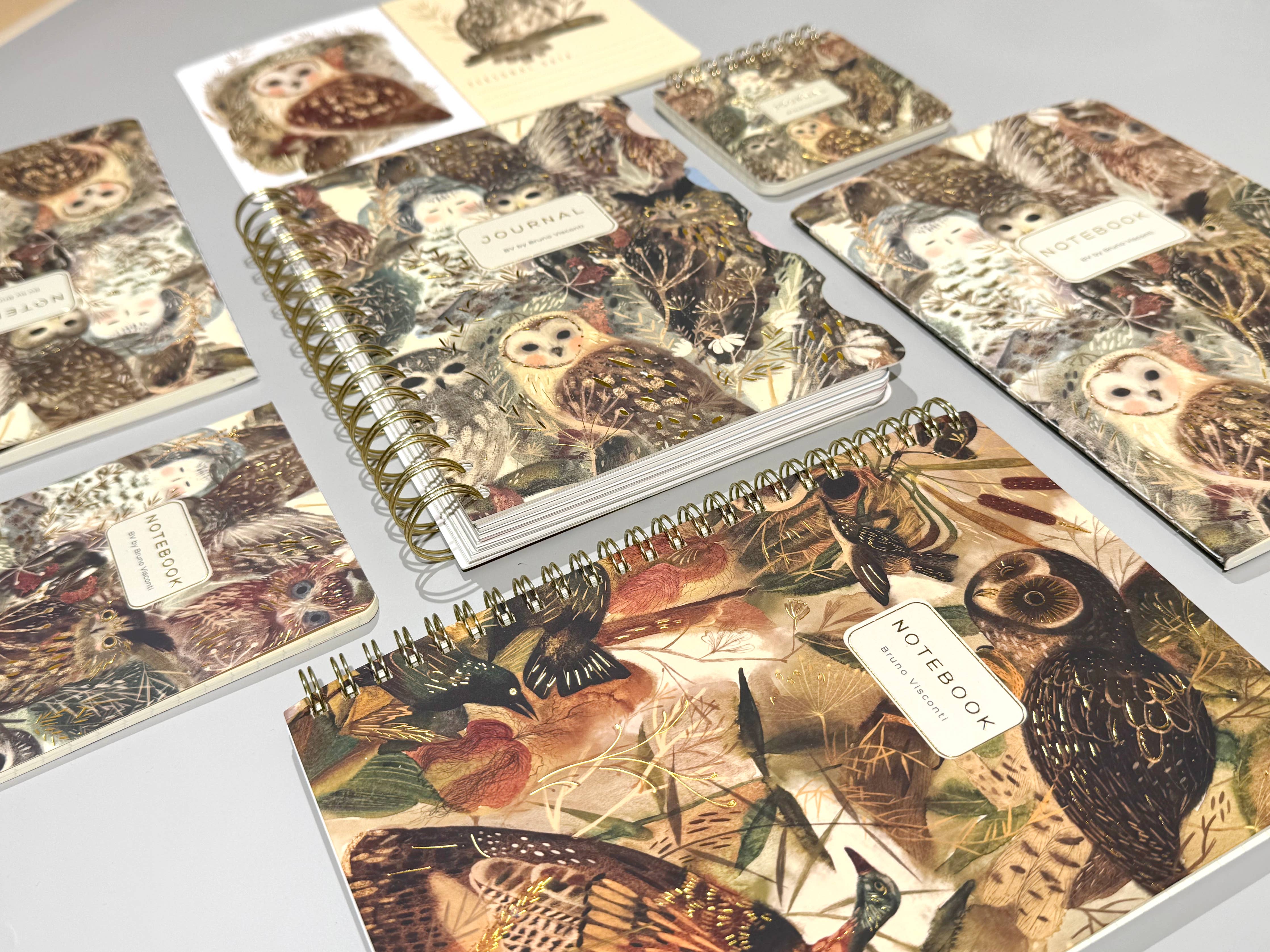 Pocket Art Journal  - Owls