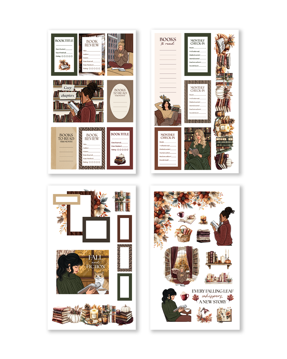 Literary Seasons Sticker Book