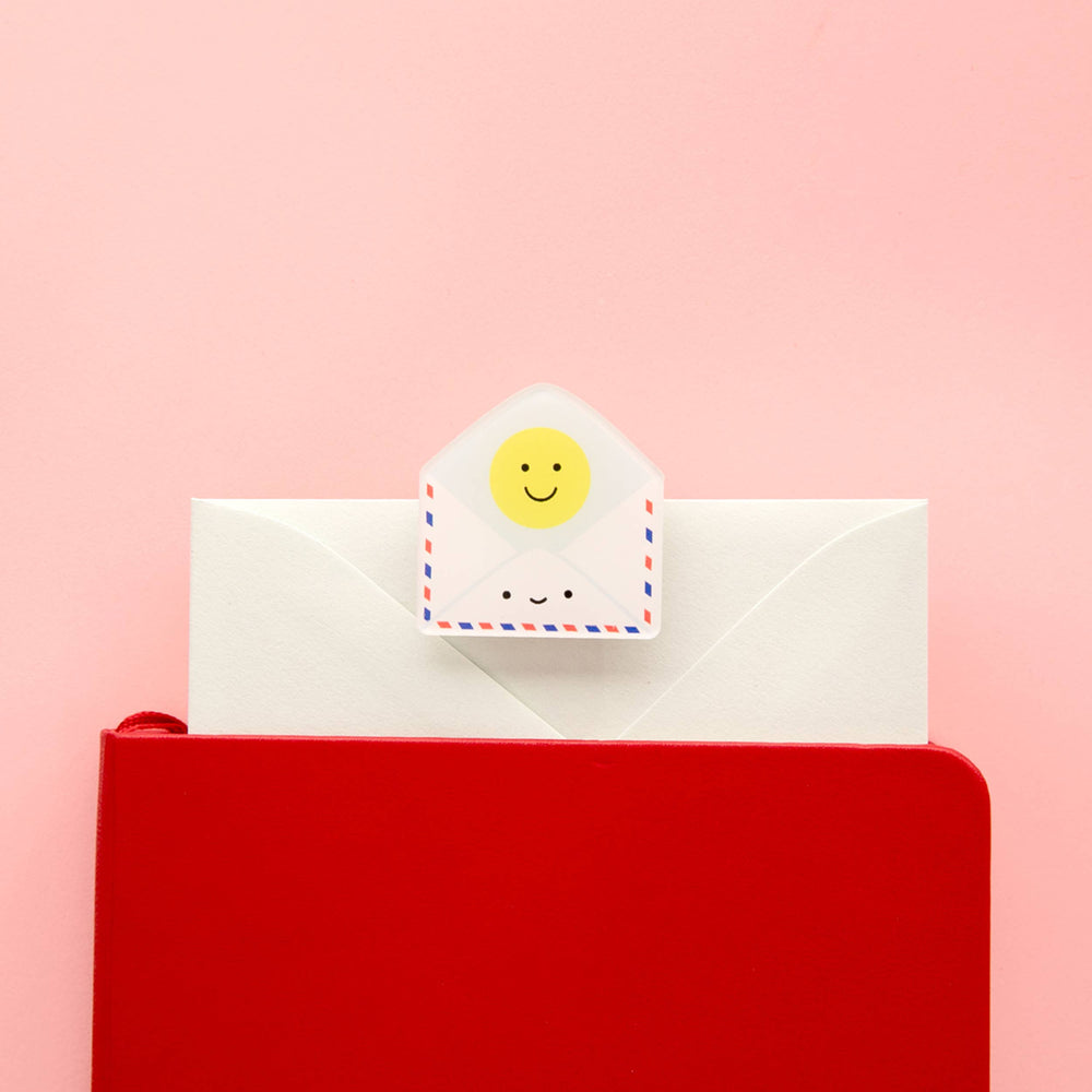 Happy Mail! Envelope Decorative Double-Sided Acrylic Clip