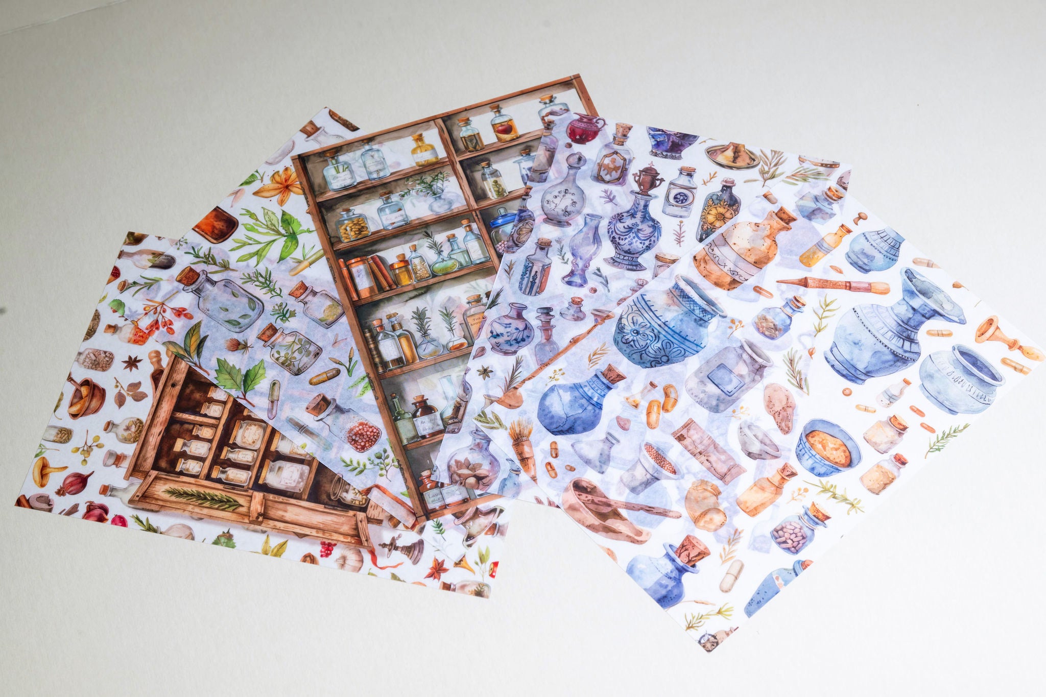 Vintage Apothecary Sticker Set