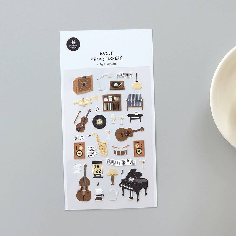 Daily Deco Stickers jazz cafe