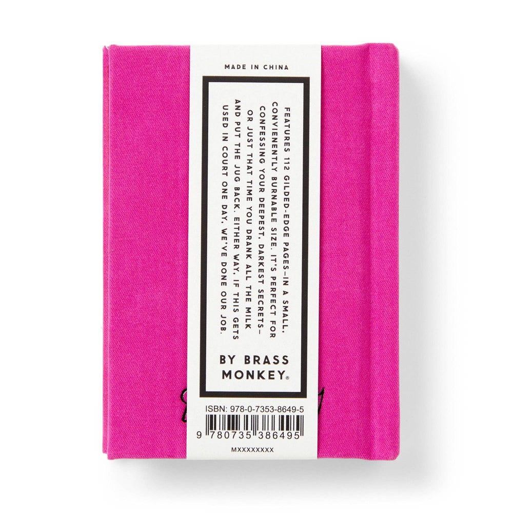 Brass Monkey Tiny Diary for Not So Tiny Secrets