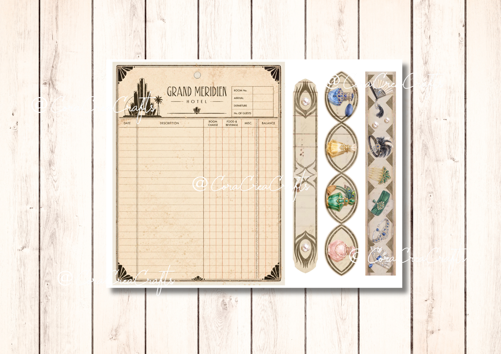 Art Deco Digital Journal Kit