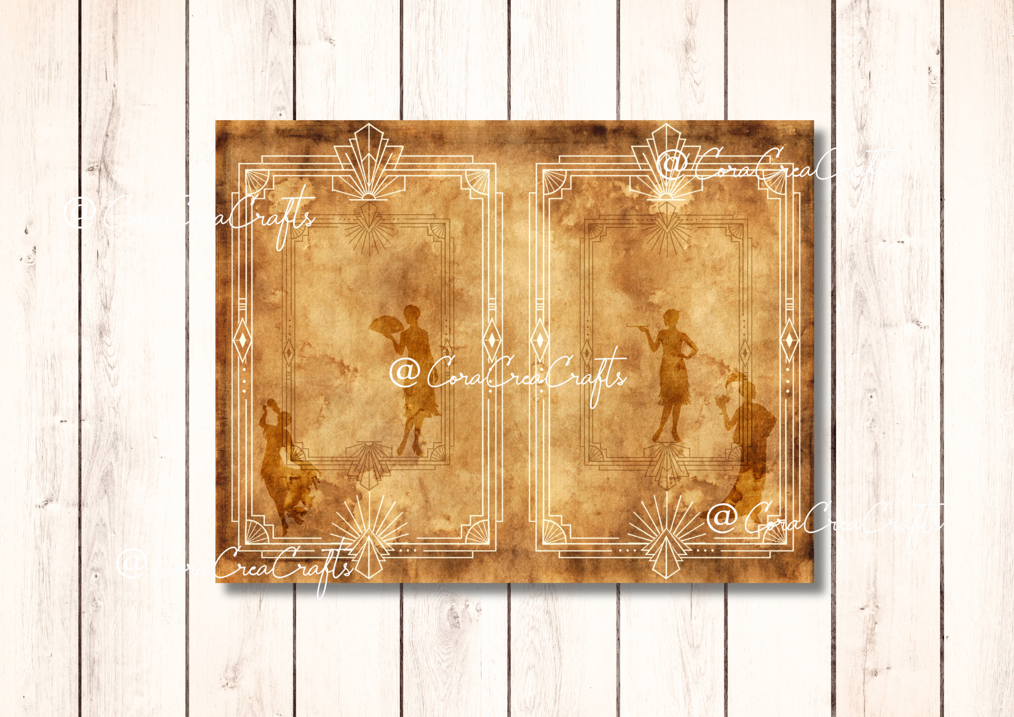 Art Deco Digital Journal Kit