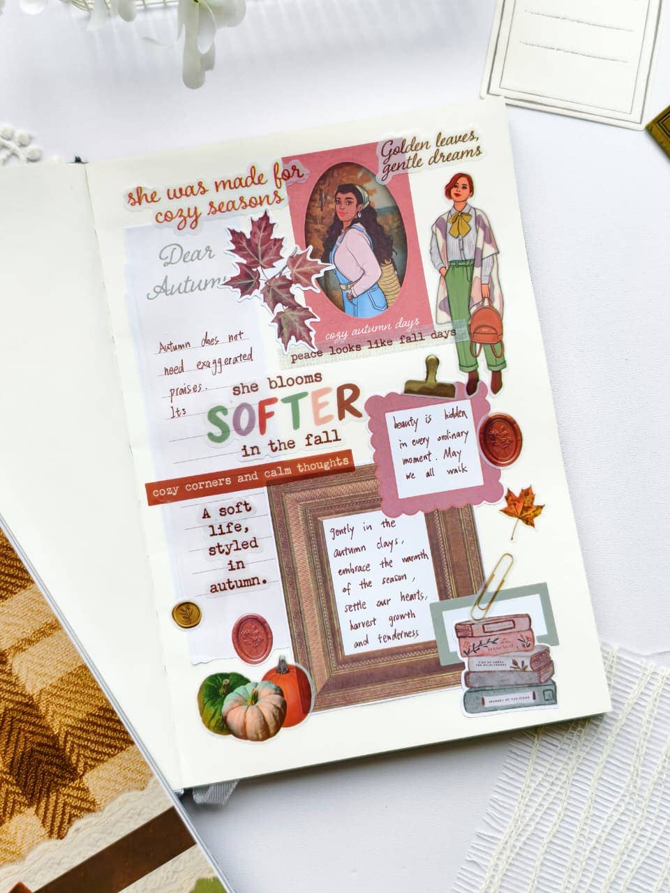 Dear Autumn Sticker Book