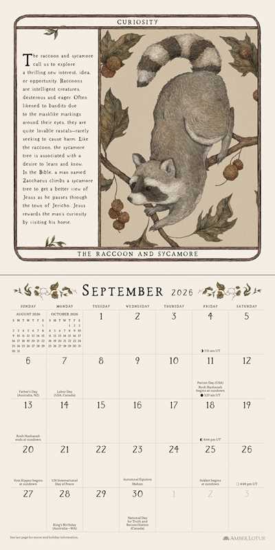 Woodland Wardens 2026 Mini Wall Calendar by Jessica  Roux