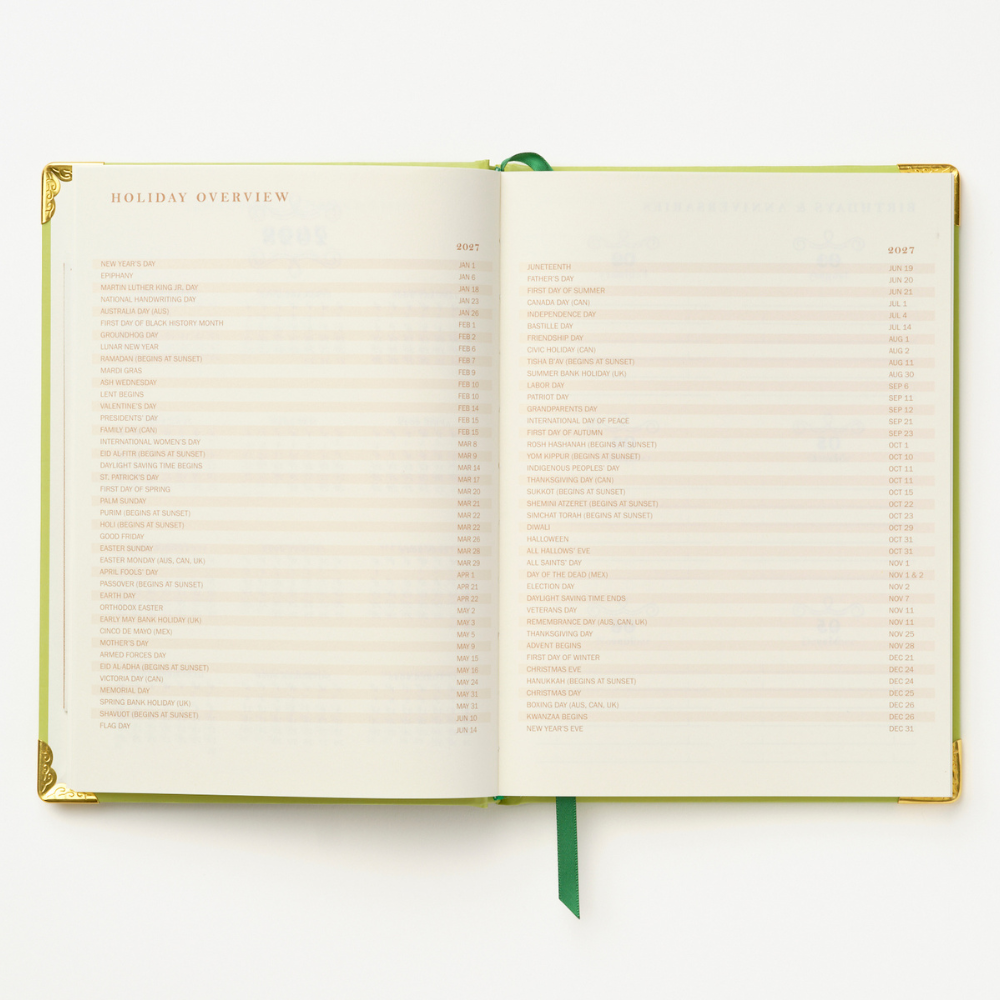 2027 Woodland Scene 12-Month Weekly Medium Bound Planner