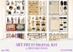 Art Deco Digital Journal Kit